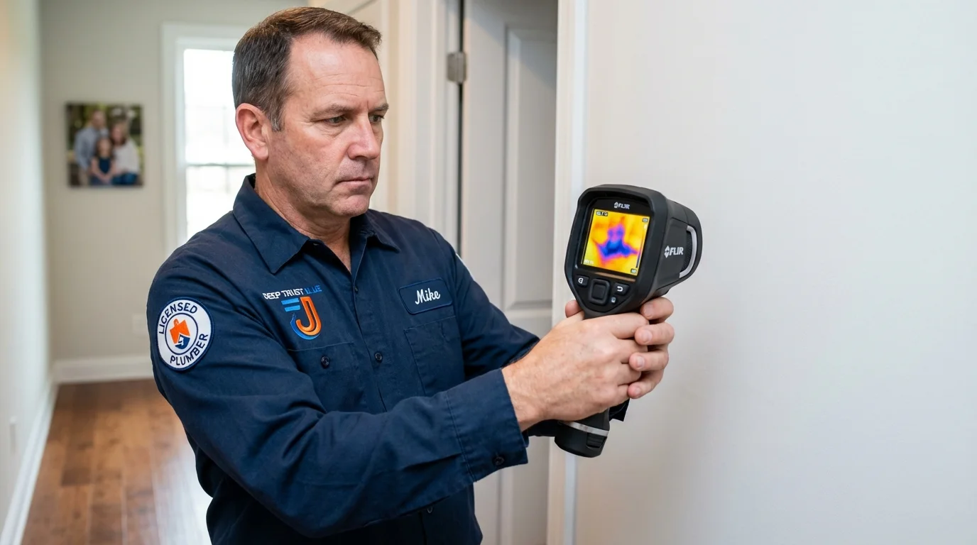 Thermal imaging leak detection by Johns Plumbing LLC in Statesville